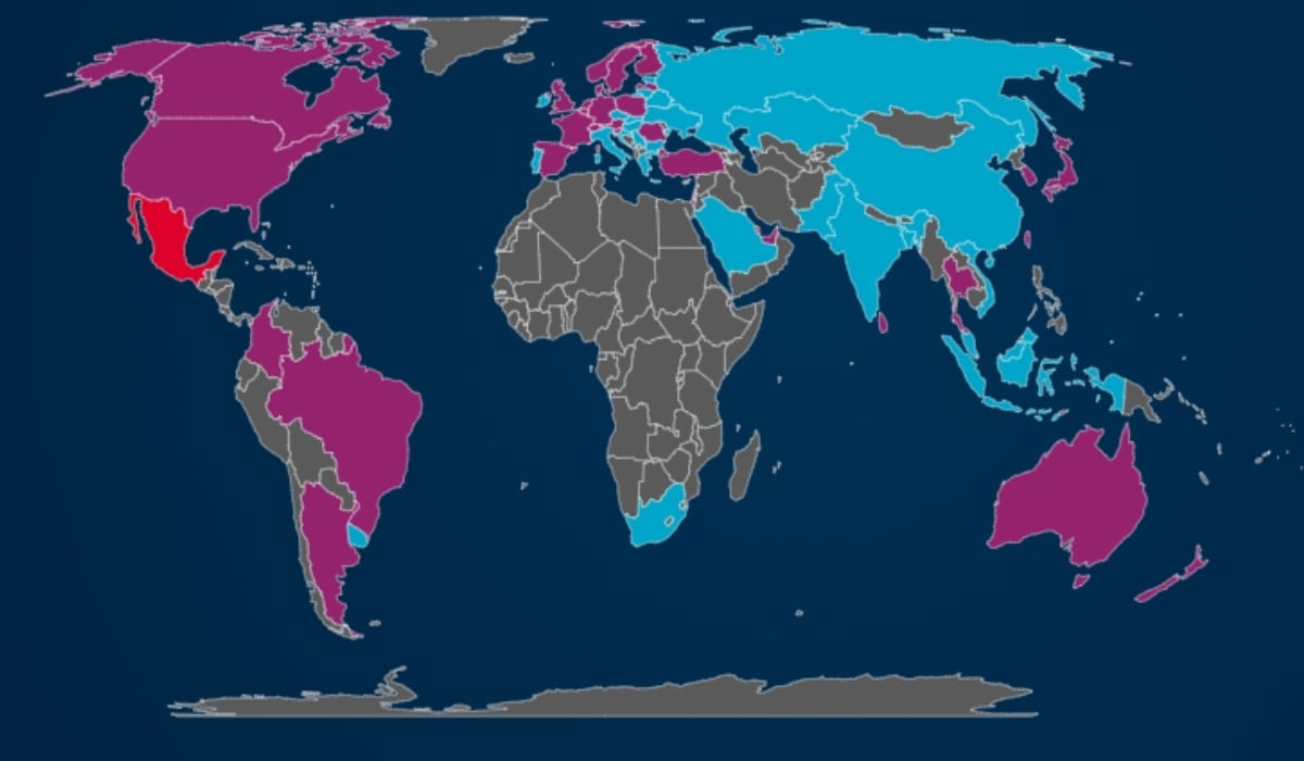 Source GSMA NB IoT coverage map