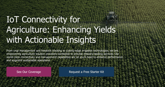 Velos IoT Connectivity for Agriculture