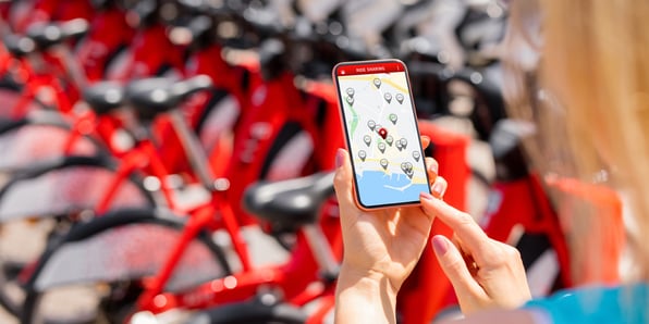 Bike-sharing is powered by IoT
